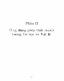 Ứng dụng phép tính Tenxơ trong cơ học và vật lý: Phần 2