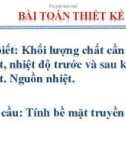 Bài giảng Quá trình và thiết bị CNTP 2: Tính toán thiết kế thiết bị