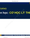 Bài giảng Cơ học lý thuyết (Phần 3): Chương 11