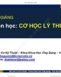 Bài giảng Cơ học lý thuyết (Phần 1): Chương 5