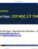 Bài giảng Cơ học lý thuyết (Phần 1): Chương 3