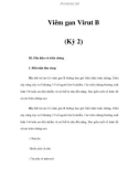 Viêm gan Virut B (Kỳ 2)