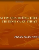 Bài giảng Siêu âm tim qua đường thực quản chỉ định và kỹ thuật