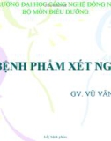 Bài giảng Lấy bệnh phẩm xét nghiệm - GV. Vũ Văn Tiến