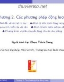 Bài giảng Cơ học kỹ thuật: Chương 2.1 - Phạm Thành Chung