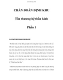 CHẨN ĐOÁN ĐỊNH KHU Tổn thương hệ thần kinh - Phần 1