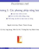 Bài giảng Cơ học kỹ thuật: Chương 3.1 - Phạm Thành Chung