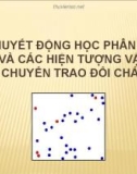 Bài giảng Thuyết động học phân tử và các hiện tượng vận chuyển trao đổi chất