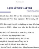 Bài giảng: Lịch sử Siêu âm tim : PGS.TS Phạm Nguyễn Vinh