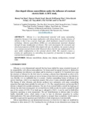 Zinc-doped silicene nanoribbons under the influence of constant electric field: A DFT study