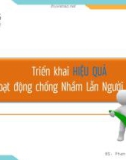 Bài giảng Triển khai hiệu quả hoạt động chống nhầm lẫn người bệnh