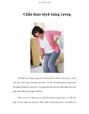 Chẩn đoán bệnh loãng xương