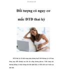 Đối tượng có nguy cơ mắc ĐTĐ thai kỳ