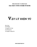 Giáo trình Vật lý điện từ: Phần 1