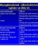 Bài giảng điều trị HIV - Chăm sóc giảm nhẹ cho bệnh nhân HIV/AIDS part 6