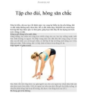 Tập cho đùi, hông săn chắc