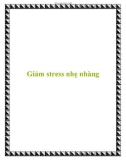 Giảm stress nhẹ nhàng