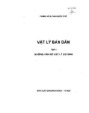 Giáo trình Vật lý bán dẫn (Tập 1): Phần 1 - Phùng Hồ và Phan Quốc Phô