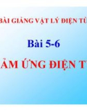 Bài giảng Vật lý điện từ - Bài 5-6: Cảm ứng điện từ