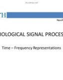 Lecture Physiological signal processing - Chapter 8: Time – frequency representations