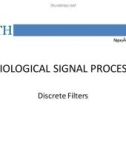 Lecture Physiological signal processing - Chapter 6: Discrete filters