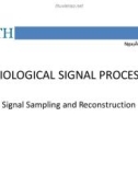 Lecture Physiological signal processing - Chapter 4: Signal sampling and reconstruction