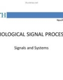 Lecture Physiological signal processing - Chapter 2: Signals and systems