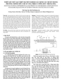 Thiết kế chế tạo thiết bị thí nghiệm xác định các hệ số trong phương trình tiêu chuẩn tỏa nhiệt cưỡng bức trong ống