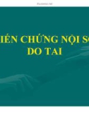 Bài giảng Biến chứng nội sọ do tai