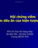 Bài giảng Hội chứng viêm các dấu ấn của hiện tượng viêm - PGS.TS.Trần Thị Mộng Hiệp