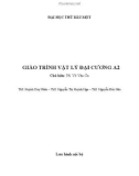 Giáo trình Vật lý đại cương A2: Phần 1 - Trường ĐH Thủ Dầu Một