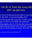 Bài giảng điều trị HIV : Tuân thủ điều trị part 4