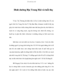 Dinh dưỡng Địa Trung Hải và tuổi thọ