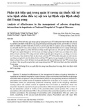 Phân tích hiệu quả trong quản lý tương tác thuốc bất lợi trên bệnh nhân điều trị nội trú tại Bệnh viện Bệnh nhiệt đới Trung ương