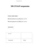 MUCUSAN suspension