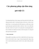 Các phương pháp cận lâm sàng gan mật (1)