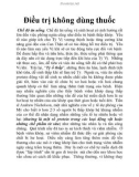 Điều trị không dùng thuốc