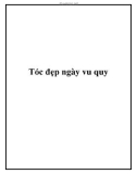 Tóc đẹp ngày vu quy