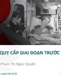 Bài giảng Xử trí đột quỵ cấp giai đoạn trước viện - BS.CKI. Phạm Thị Ngọc Quyên