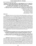 Nghiên cứu đột biến kháng clarithromycin của vi khuẩn Helicobacter pylori ở trẻ em viêm, loét dạ dày - tá tràng tại Bệnh viện Nhi đồng Cần Thơ năm 2021-2023