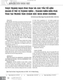 Thực trạng nạo phá thai và các yếu tố liên quan ở trẻ vị thành niên – thanh niên đến phá thai tại Trung tâm Chăm sóc SKSS Bình Dương