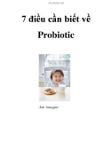 7 điều cần biết về Probiotic