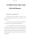 Các Bệnh Tuyến Giáp Trạng (Thyroid Diseases)