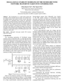 Small-signal stability modeling of the microgrid with network transients taken into consideration