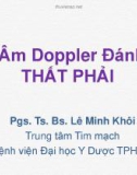 Bài giảng Siêu âm Doppler đánh giá thất phải - PGS. TS. BS. Lê Minh Khôi