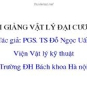 Bài giảng Vật lý đại cương 2 - Chương 5: Hiện tượng cảm ứng điện từ