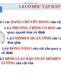 Bài giảng Vật lý 1 - Chương 1.4: Cơ học vật rắn