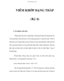 VIÊM KHỚP DẠNG THẤP (Kỳ 4)