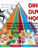 Bài giảng Dinh dưỡng học: Chương 1 - Hồ Xuân Hương