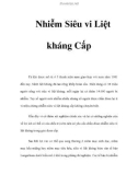 Nhiễm Siêu vi Liệt kháng Cấp